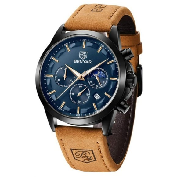 Other - Waterproof Sport Military Leather Watch For Men